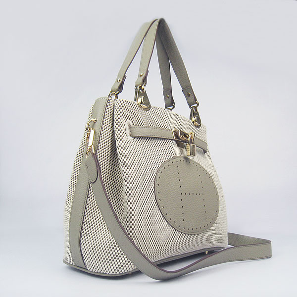 Fake Hermes New Arrival Double-duty handbag Grey 60668 - Click Image to Close